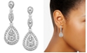 Eliot Danori Raindrop Crystal Earrings, Created for Macy's